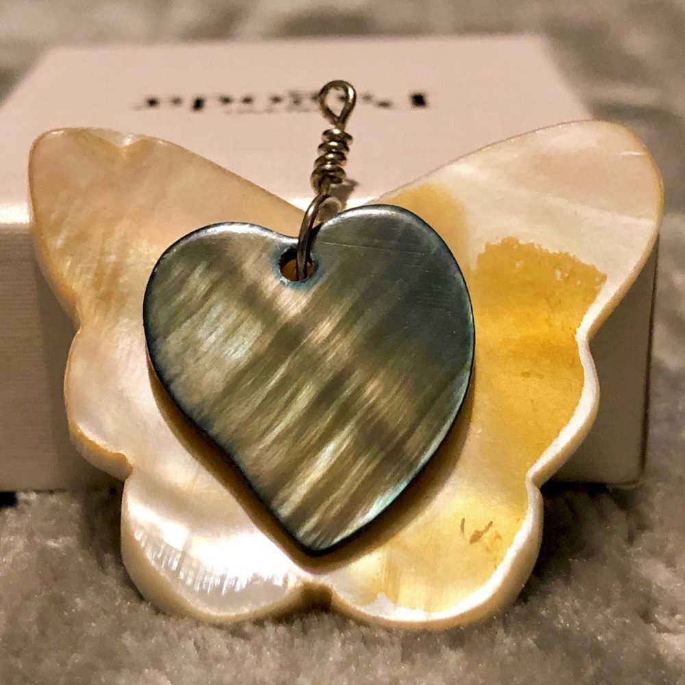 ♥️ Butterfly and Heart Charm
